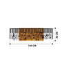 Wallity Arya Escultura de pared en Negro y Nogal